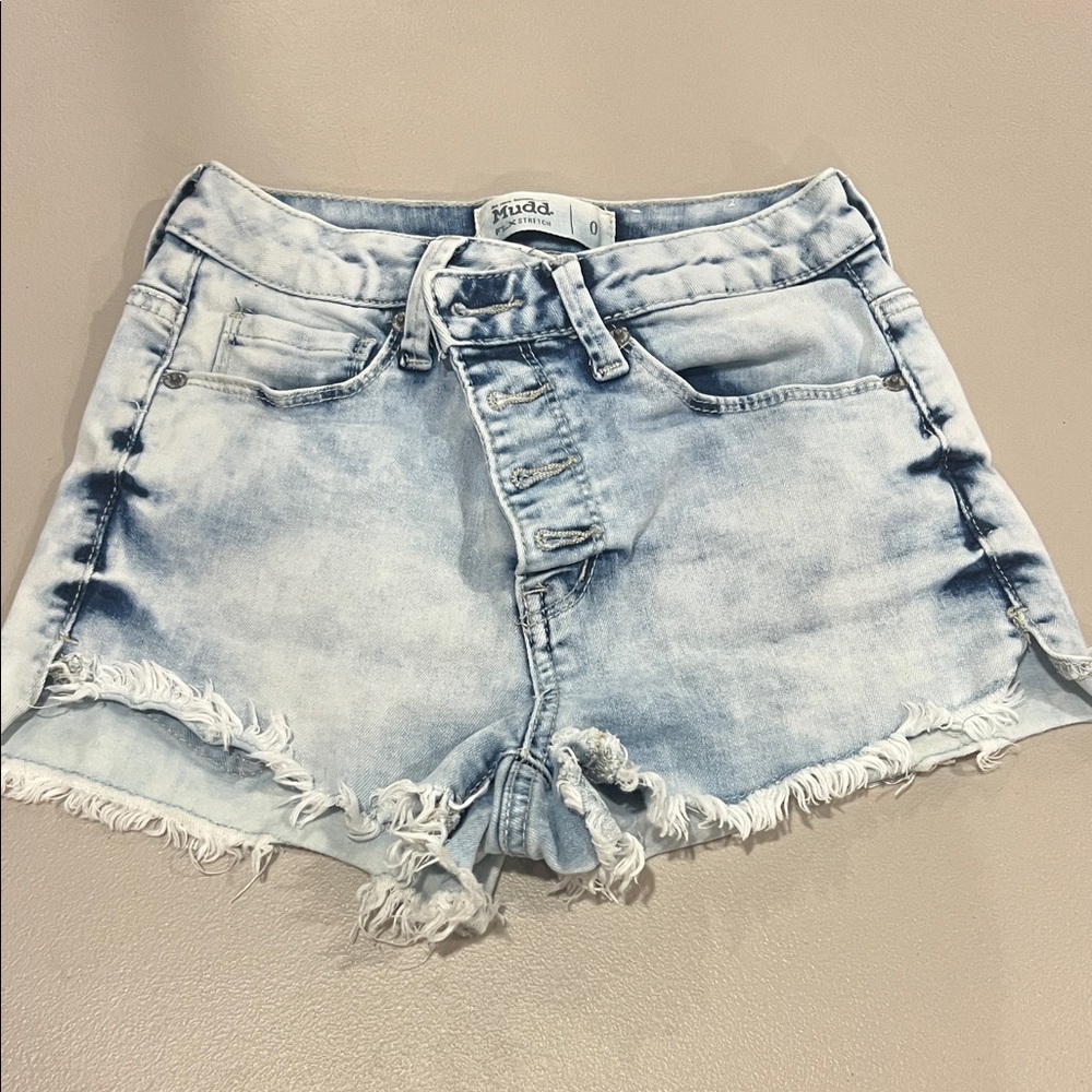 Women's Light Blue Denim Shorts
